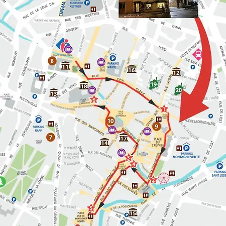 아파트 Au Vieux Porche